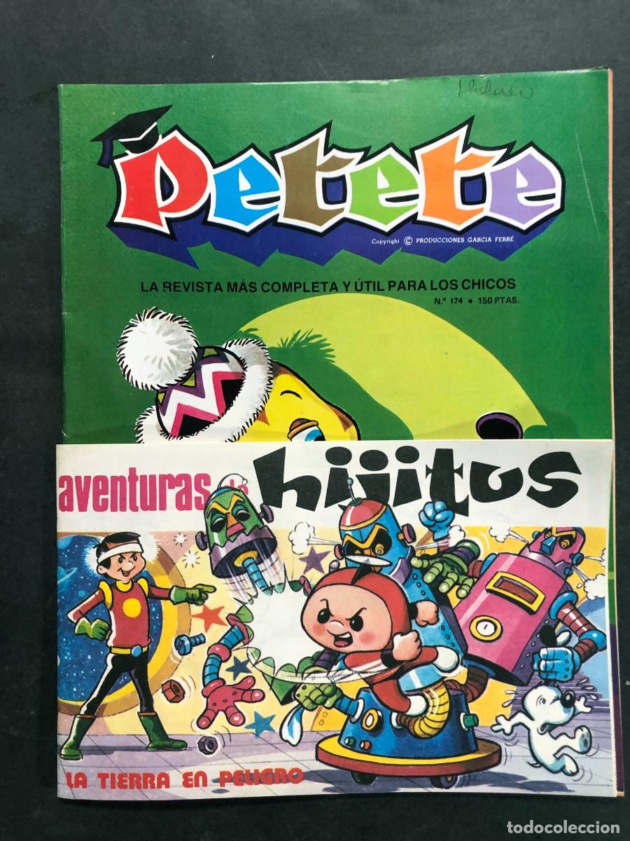 Tebeos: REVISTA PETETE n&ordm; 174 / AVENTURAS DE HIJITUS n&ordm; 5 / A&Ntilde;O 1985 / SIN USAR