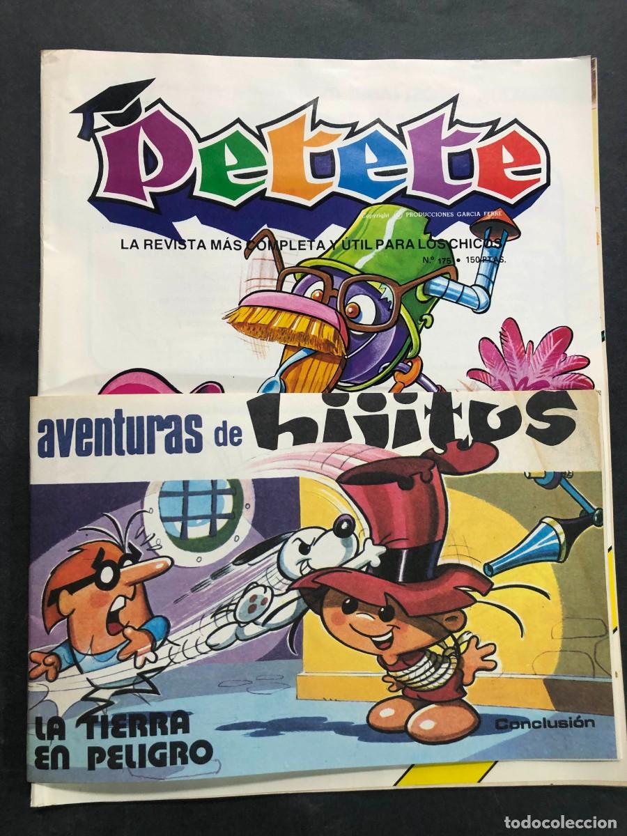 Tebeos: REVISTA PETETE n&ordm; 175 / AVENTURAS DE HIJITUS n&ordm; 6 / A&Ntilde;O 1985 / SIN USAR