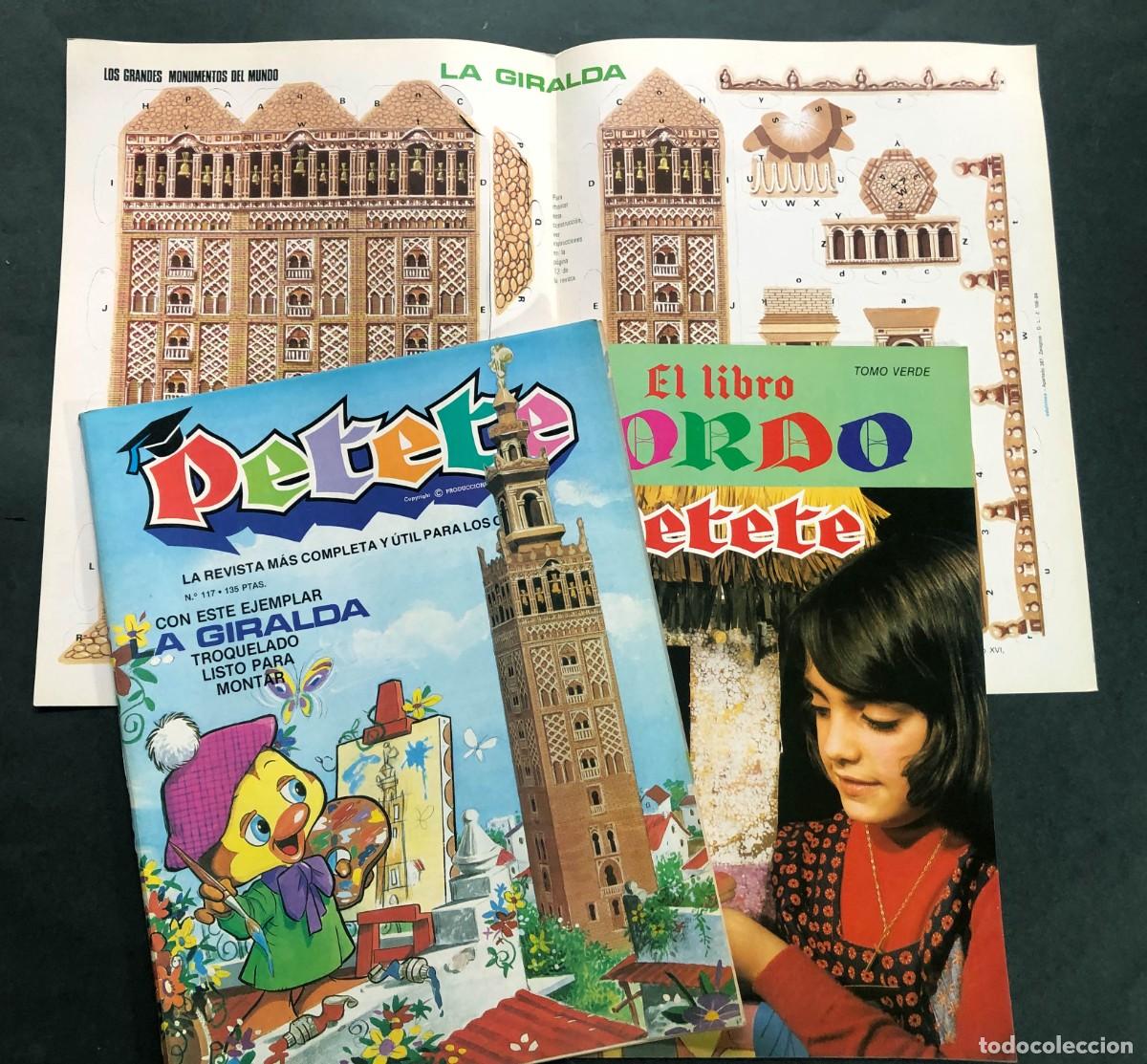 Tebeos: REVISTA PETETE n&ordm; 117 / LA GIRALDA ( TROQUELADO LISTA PARA MONTAR ) SEVILLA / SIN USAR