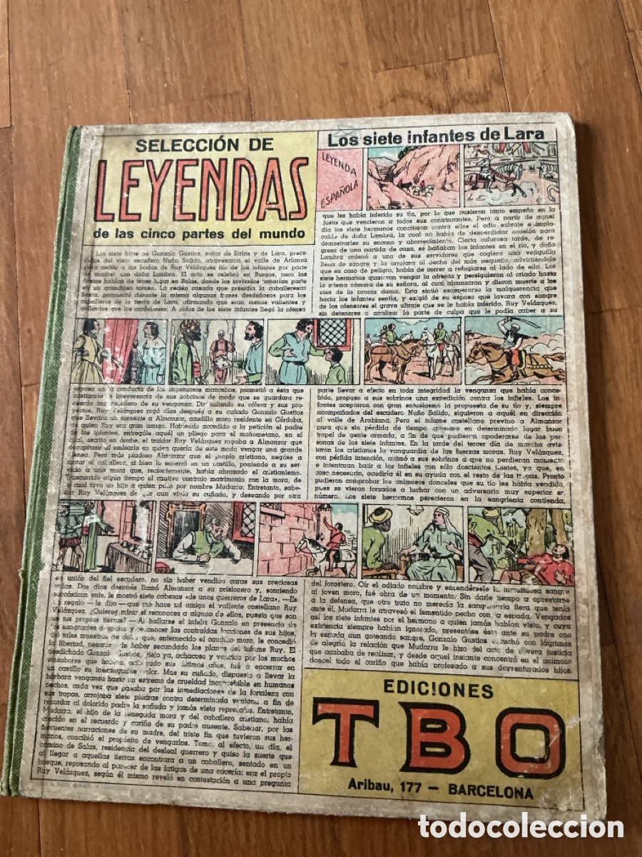 Tebeos: SELECCI&Oacute;N DE LEYENDAS DEL MUNDO TBO