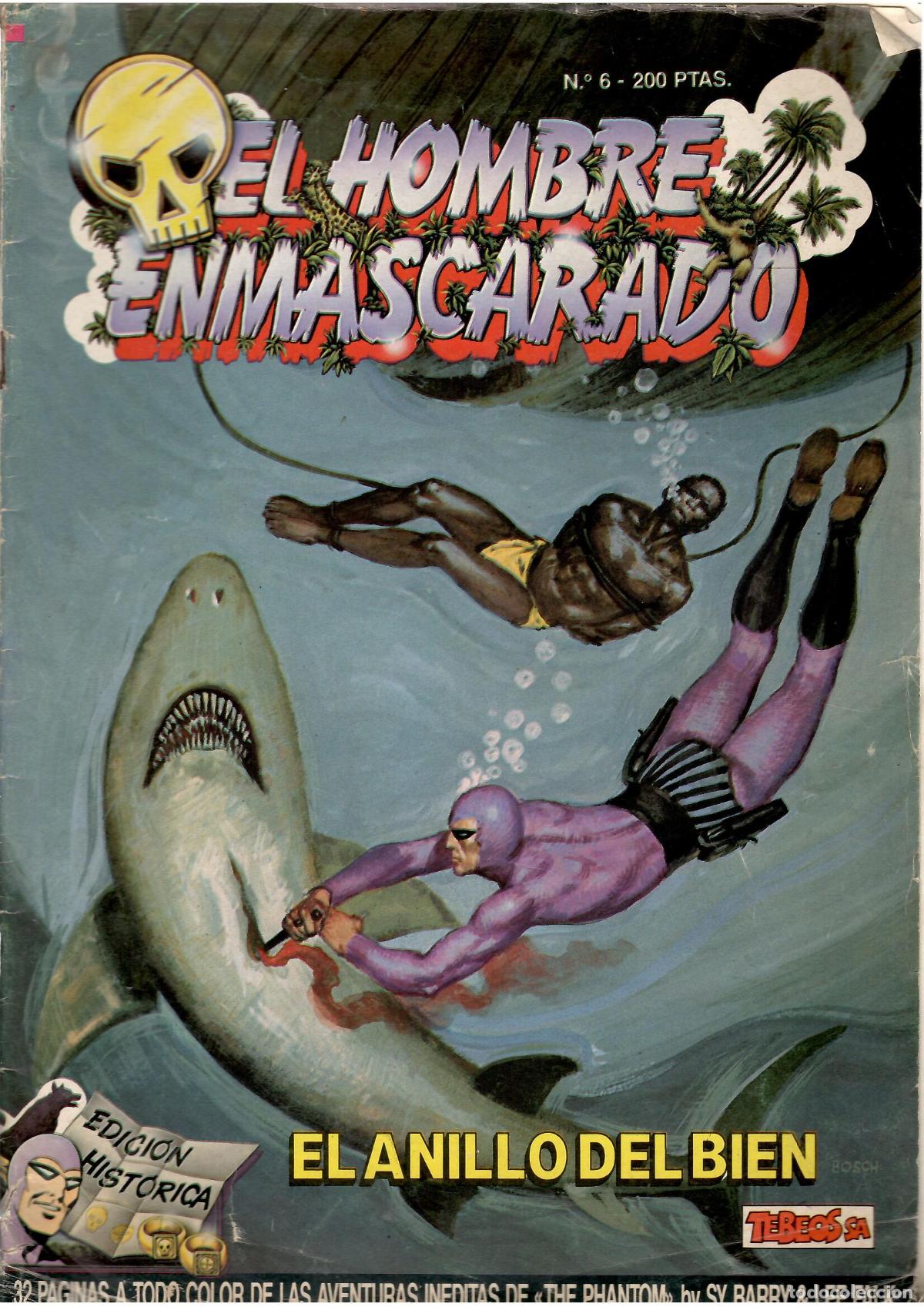 Tebeos: Comic El Hombre Enmascarado Edicion Historica, n&ordm; 6 - Tebeos SA