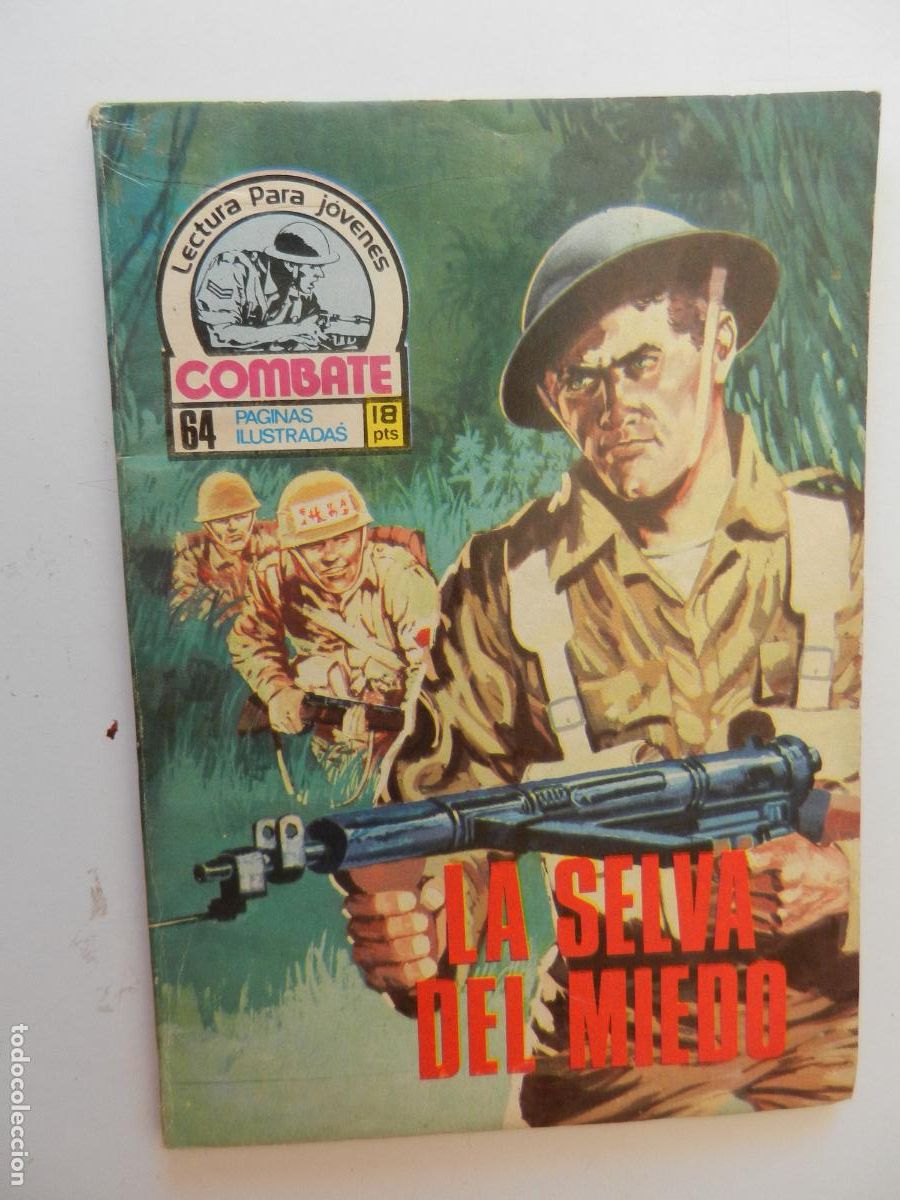 Tebeos: COMBATE - LECTURA PARA JOVENES - LA SELVA DEL MIEDO - PRODUCCIONES EDITORIALES 1977.