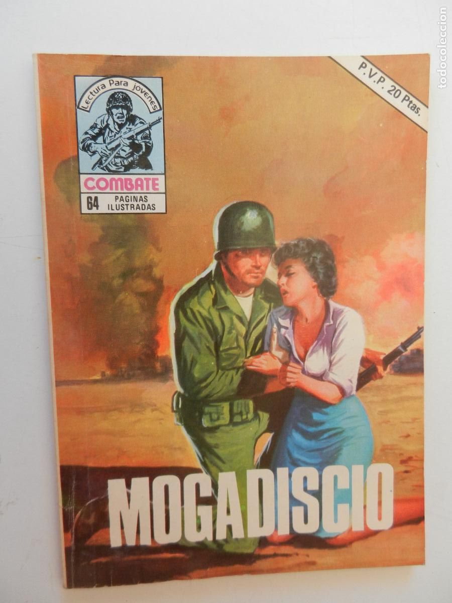 Tebeos: COMBATE - LECTURA PARA JOVENES - MOGASDICIO - PRODUCCIONES EDITORIALES 1977.