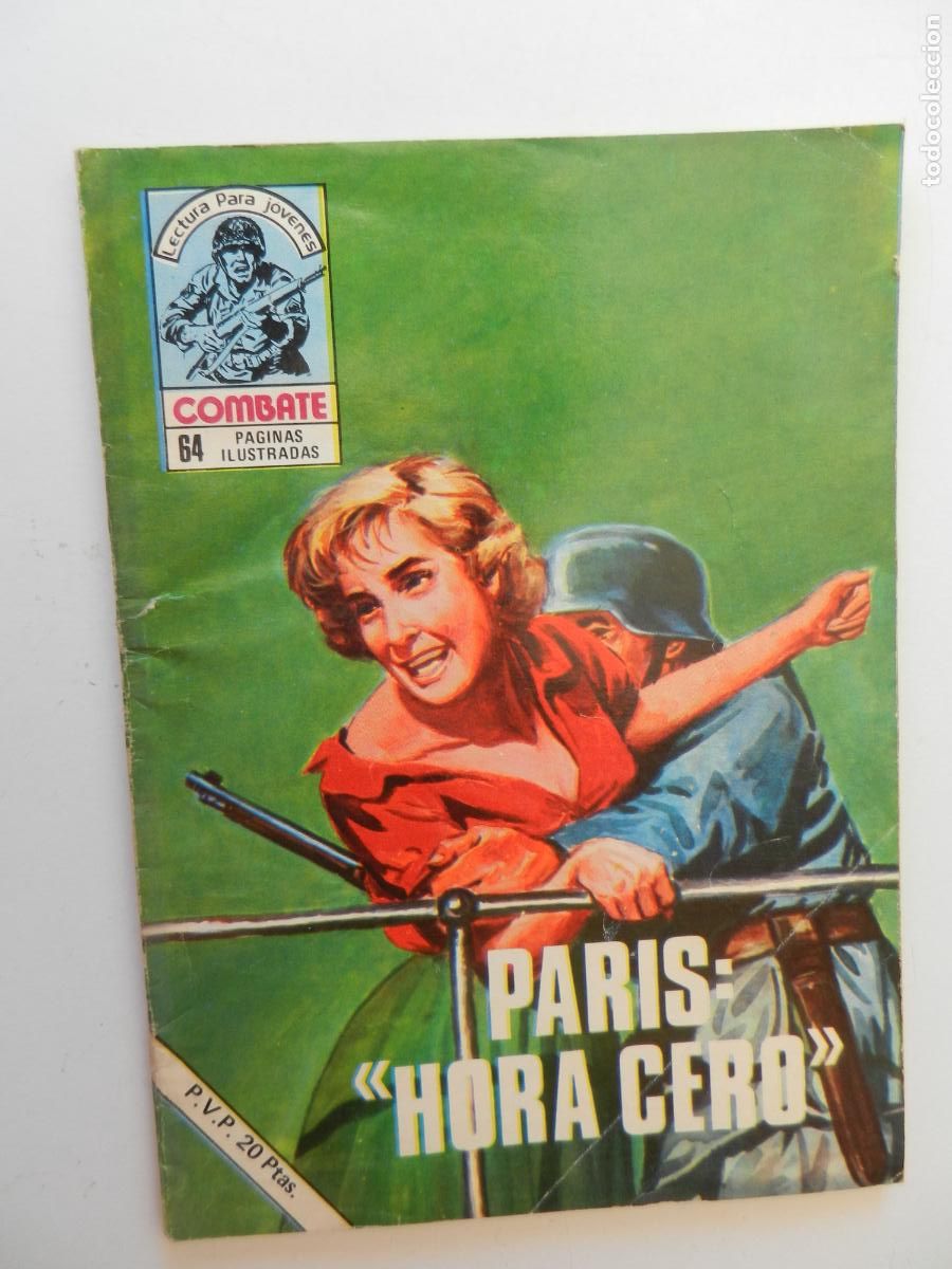 Livros de Banda Desenhada: COMBATE - LECTURA PARA JOVENES - PAR&Iacute;S HORA CERO - PRODUCCIONES EDITORIALES 1977. M&iacute;tica serie