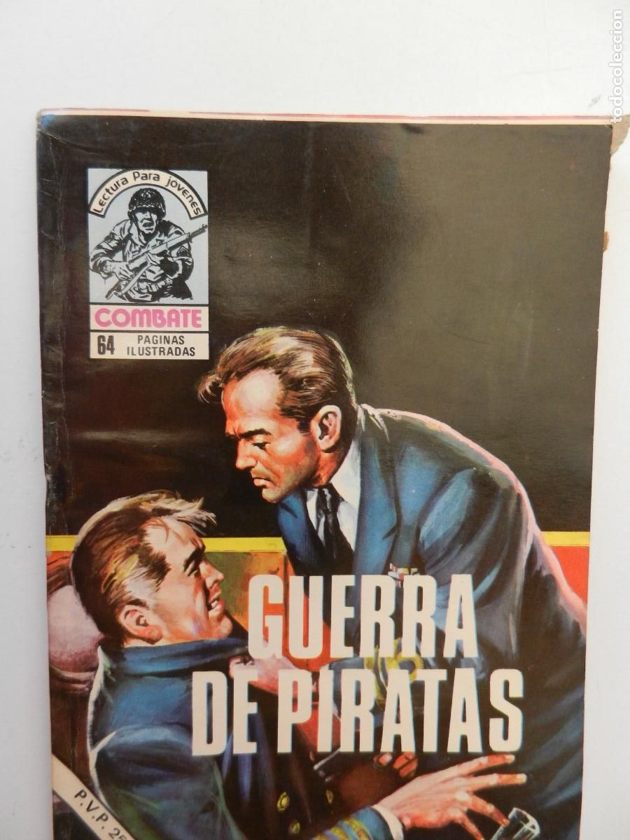 Tebeos: COMBATE - LECTURA PARA JOVENES - GUERRA DE PIRATAS - PRODUCCIONES EDITORIALES 1977.