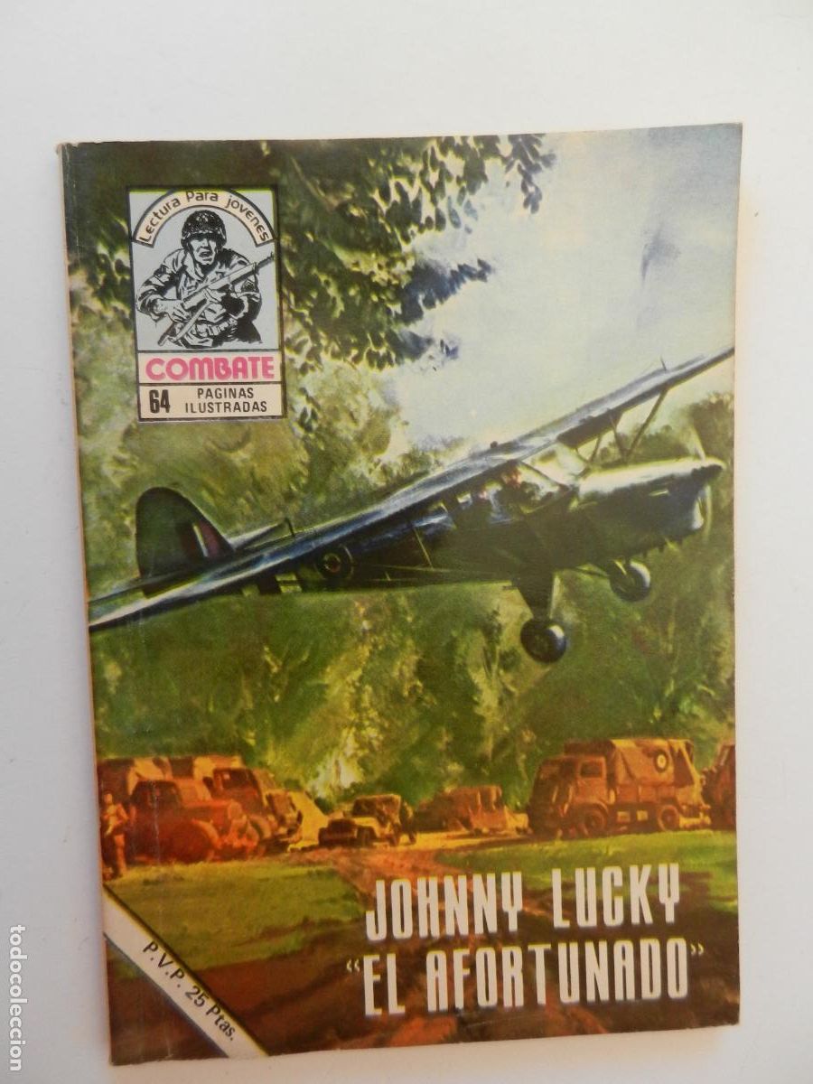 Tebeos: COMBATE - LECTURA PARA JOVENES - JOHNNY LUCKY EL AFORTUNADO - PRODUCCIONES EDITORIALES 1977.