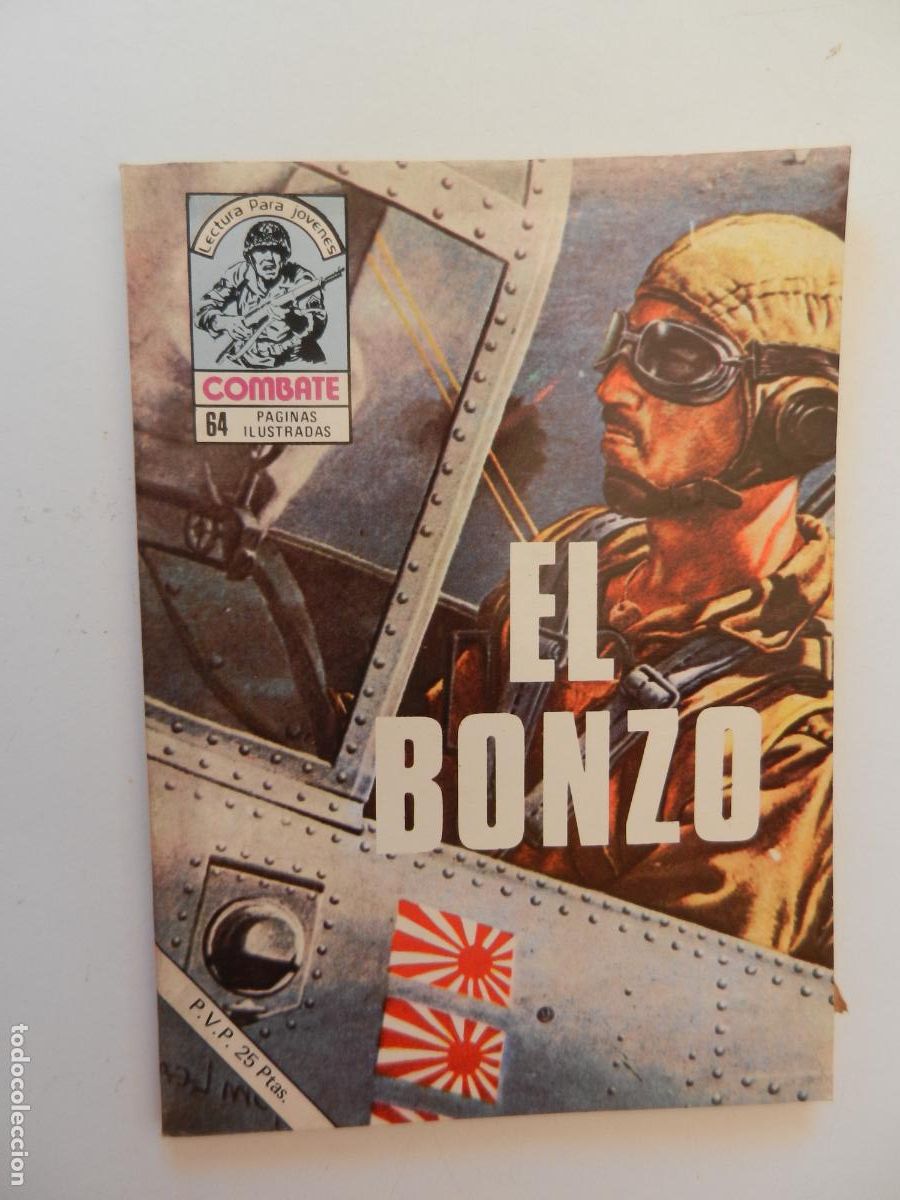Tebeos: COMBATE - LECTURA PARA JOVENES - EL BONZO - PRODUCCIONES EDITORIALES 1977.