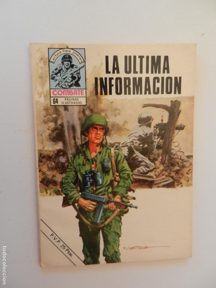Tebeos: COMBATE - LECTURA PARA JOVENES - LA &Uacute;LTIMA INFORMACI&Oacute;N - PRODUCCIONES EDITORIALES 1977.
