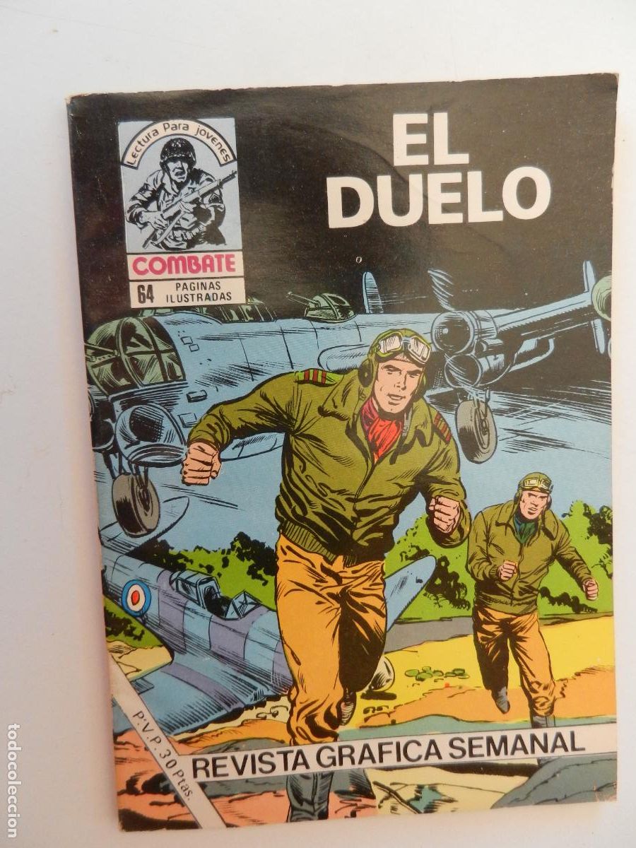 Tebeos: COMBATE - LECTURA PARA JOVENES - EL DUELO - PRODUCCIONES EDITORIALES 1977.