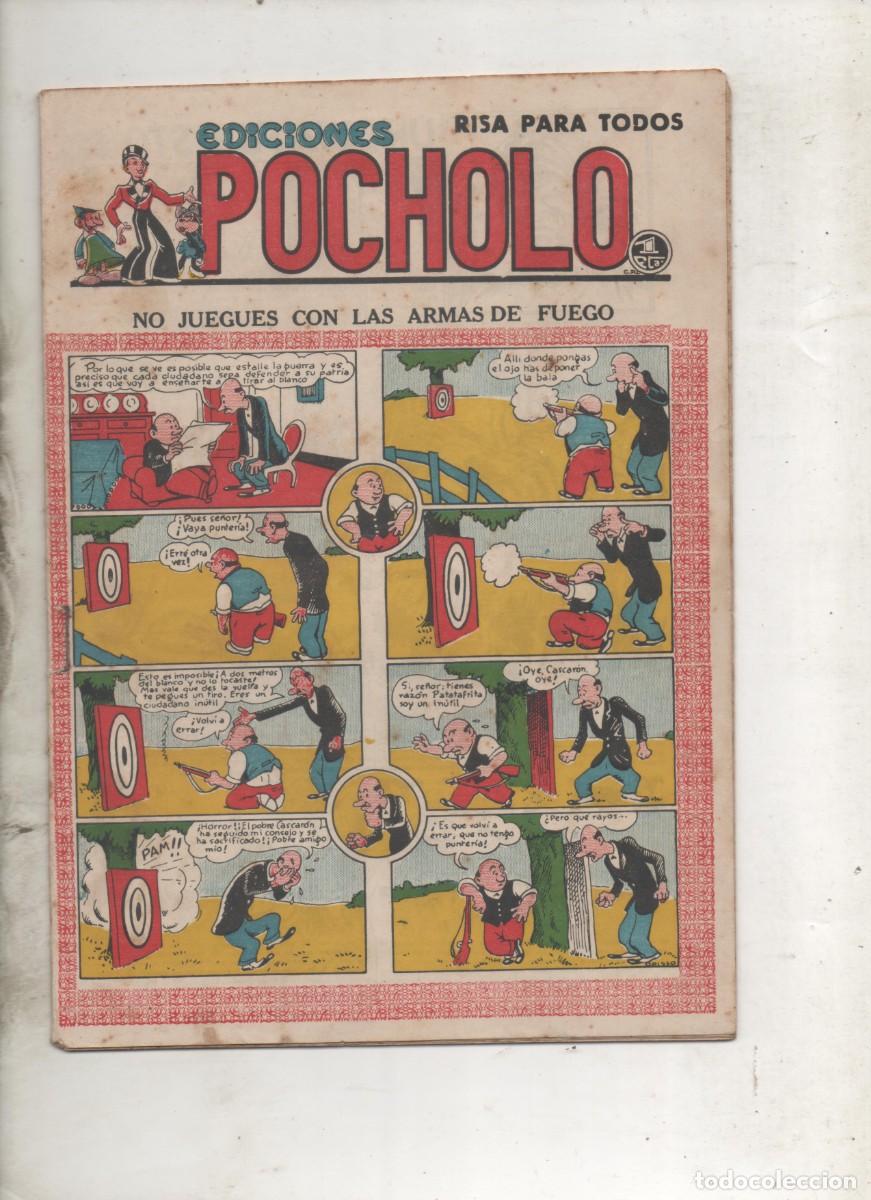 Tebeos: POCHOLO RISA PARA TODOS . NO JUEGUES CON LAS ARMAS DE FUEGO . - P