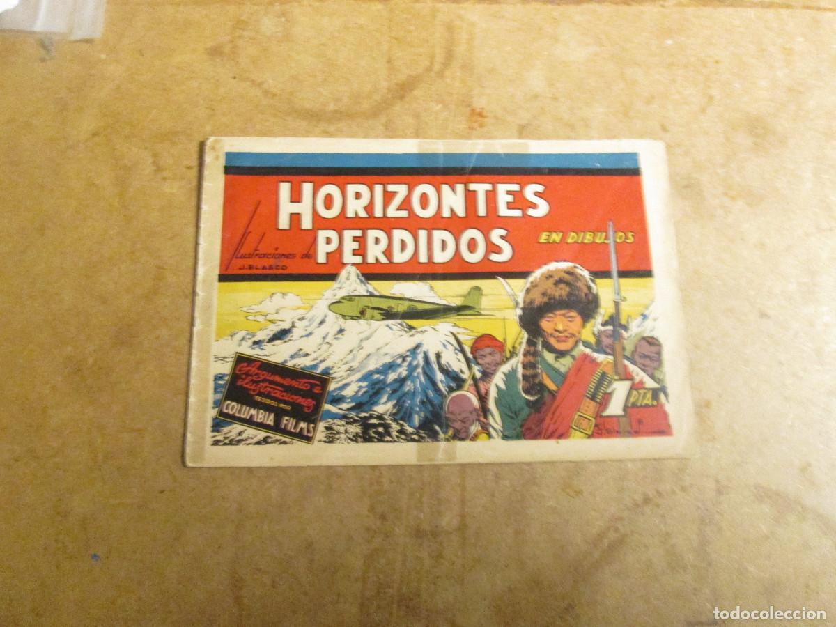 Tebeos: colecci&oacute;n peliculas famosas n&ordm; 2, Horizontes perdidos, ed. Cisne 1942, completo con cromos