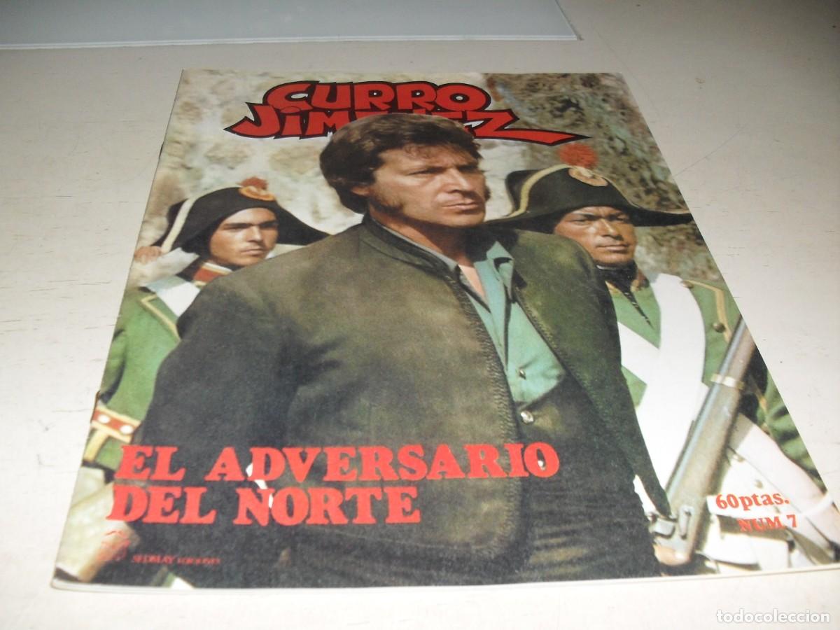 Tebeos: CURRO JIMENEZ N&ordm; 7,EL ADVERSARIO DEL NORTE,Y CON POSTER.SEDMAY EDICIONES ,1977