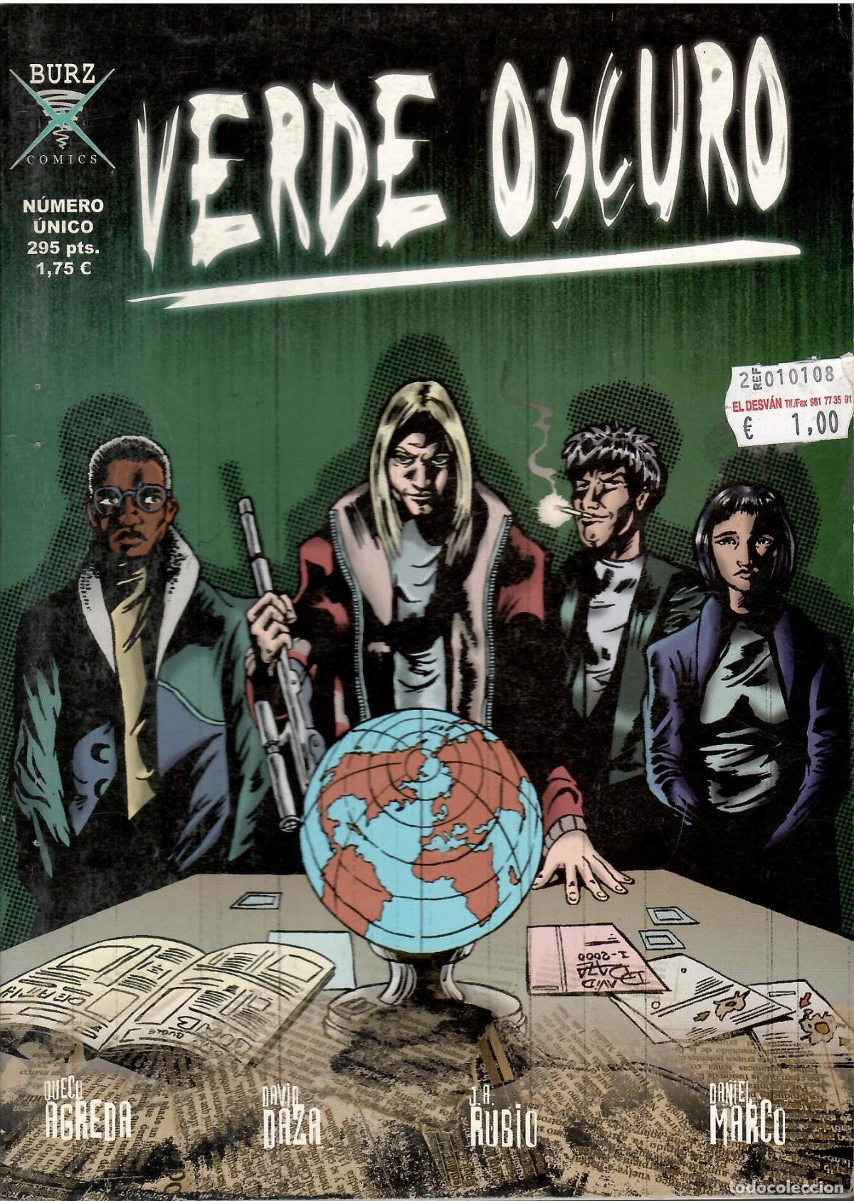Tebeos: Comic Verde oscuro, numero unico - Burz Comics