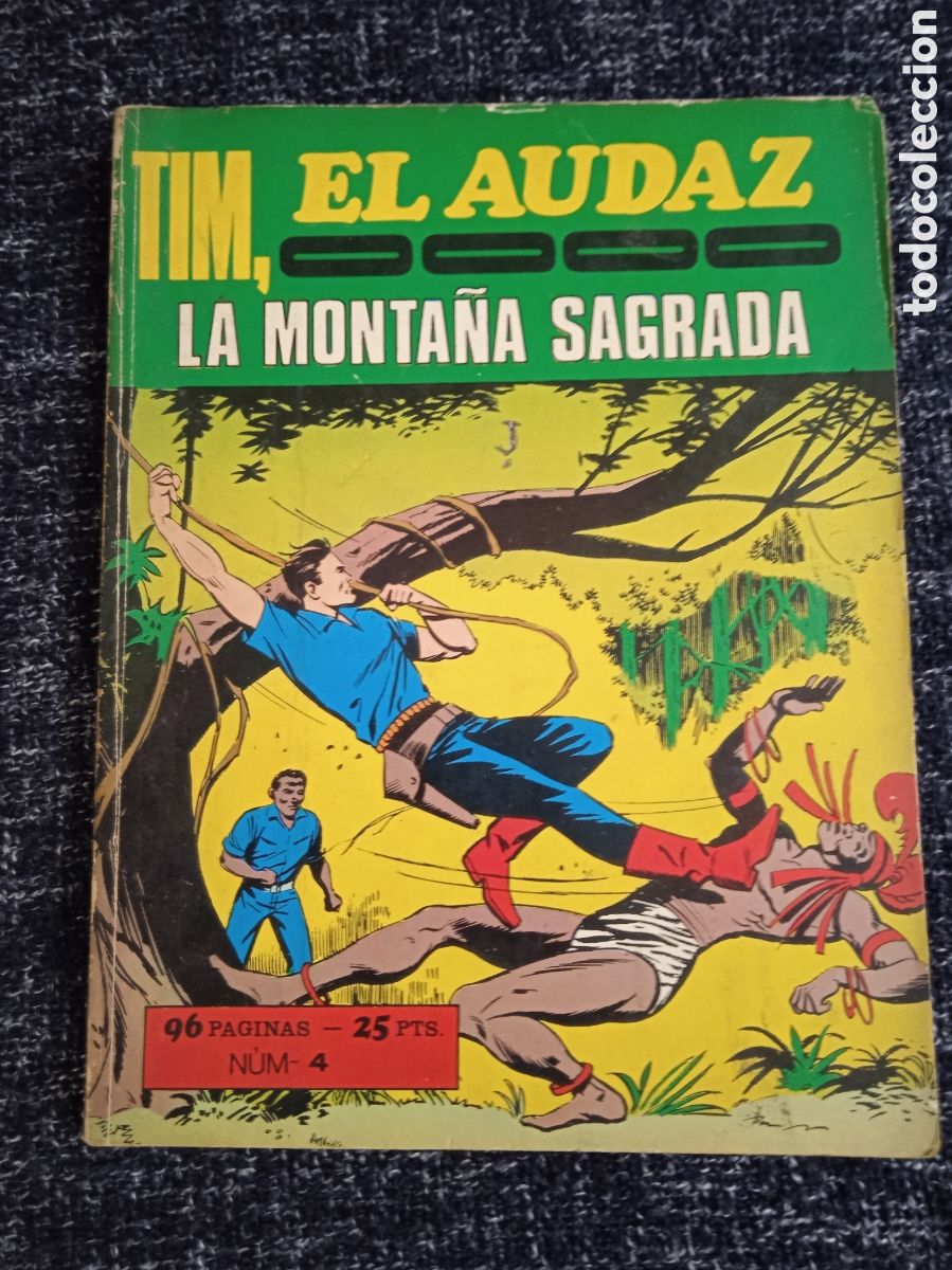 Tebeos: TIM EL AUDAZ N&ordm; 4 -ED. EUREDIT -FORMATO TACO - Foto 1
