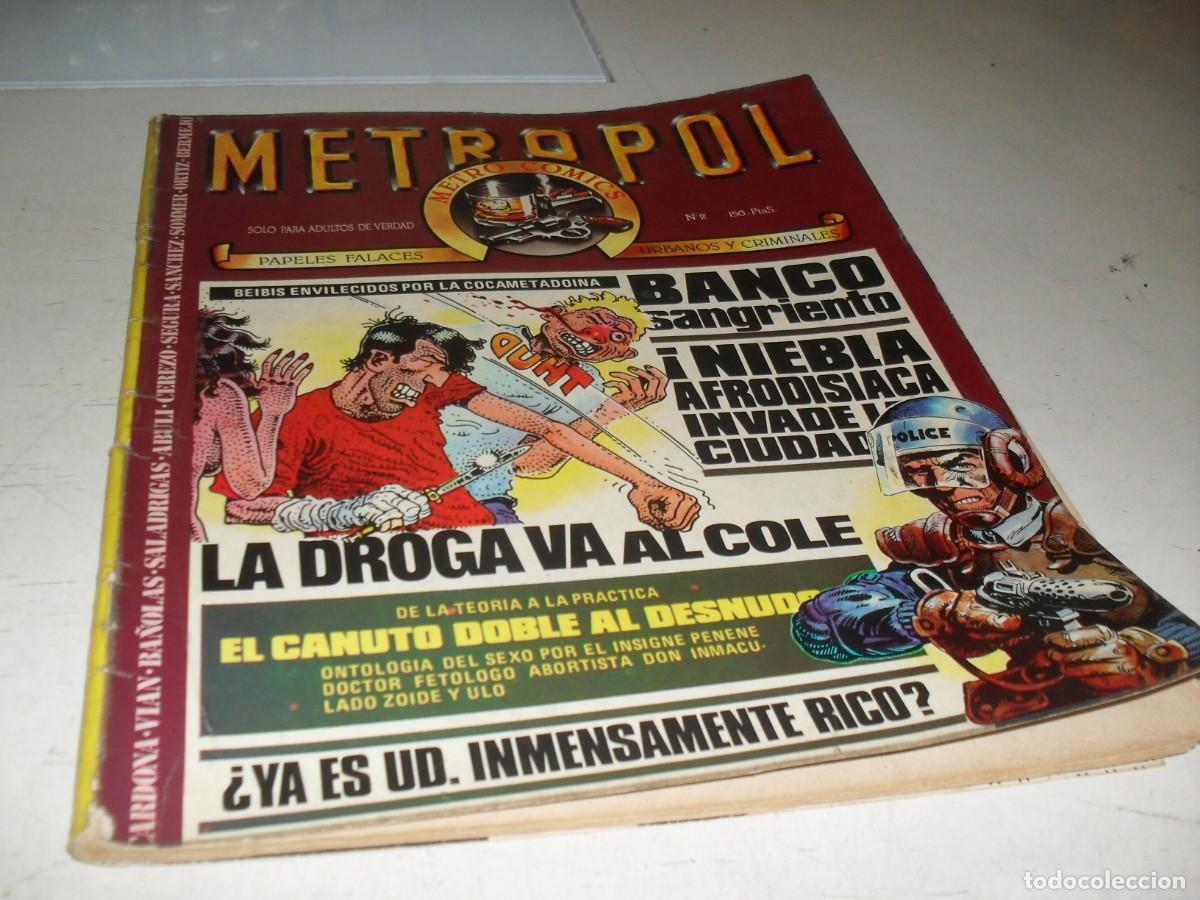 Tebeos: METROPOL N&ordm; 2,DE 12,EN CONTRAPORTADA PUBLICIDAD DE TEX,1983