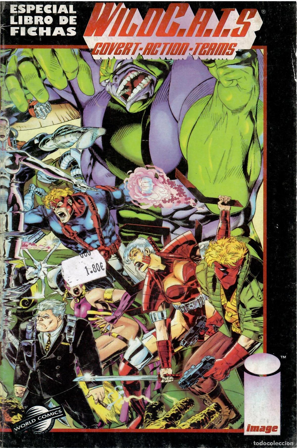 Tebeos: Comic WildCats (Wild C.A.T.S.). Especial Libro de fichas (en castelllano) - Image