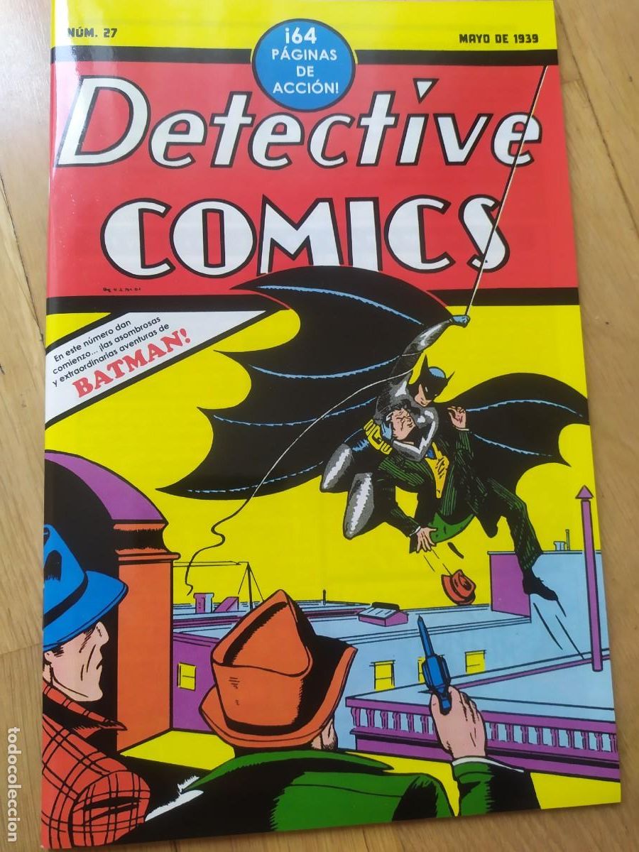 Tebeos: DETECTIVE COMIC 27.BATMAN,PRIMERA APARICI&Oacute;N. DC COMIC MILLENNIUM. EN ESPA&Ntilde;OL. A&Ntilde;O 2000. SALVAT.