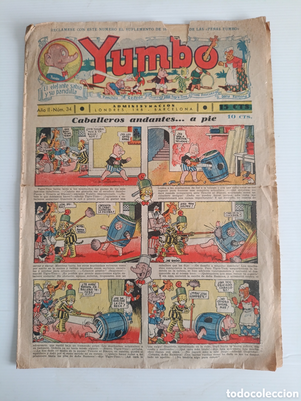 Tebeos: Revista YUMBO n&uacute;mero 34