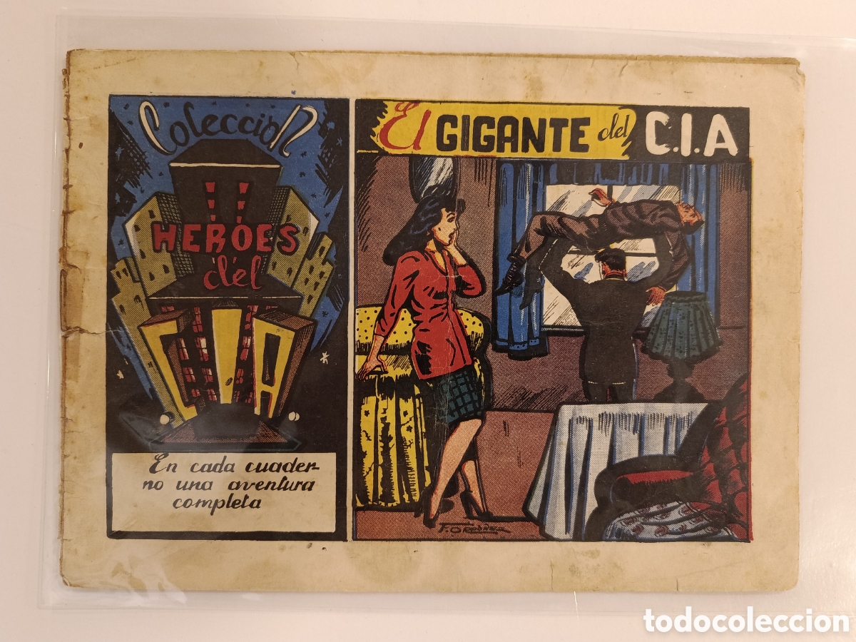 Comics: EL GIGANTE DEL C.I.A. CIA. COLECCI&Oacute;N HEROES DEL CIA. PUBLICACIONES INFANTILES DEL E.C.E. MUY RARO