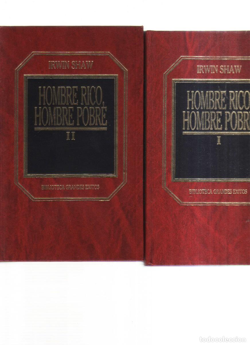 Tebeos: HOMBRE RICO HOMBRE POBRE DOS TOMOS IRWIN SHAW BIBLIOTECA GRANDES EXITOS
