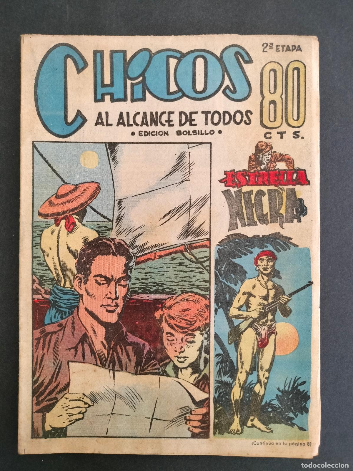 Tebeos: CHICOS N&ordm; 13 2&ordf; ETAPA GILSA 1950 BUEN ESTADO!!