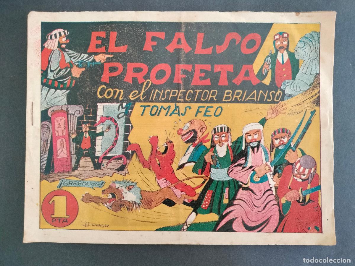 Livros de Banda Desenhada: INSPECTOR BRIANSO Y TOMAS FEO ORIGINAL 1948 IBERO AMERICANAS BUEN ESTADO MUY DIFICIL!!