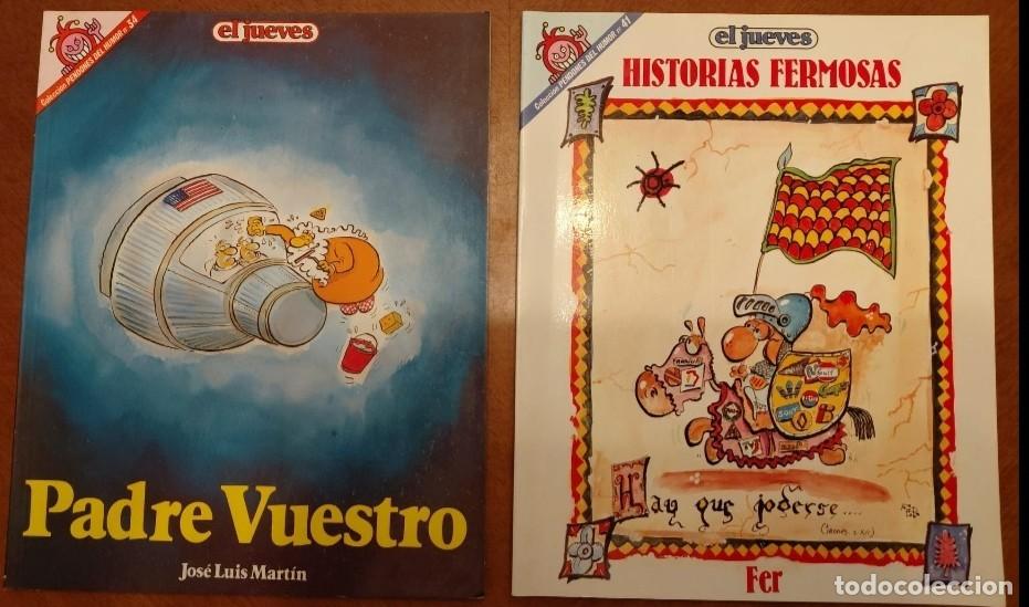 Tebeos: COLECCI&Oacute;N PENDONES DEL HUMOR 2 TOMOS n&uacute;m. 34 y 41 (EDICIONES EL JUEVES - 1983) 26x21