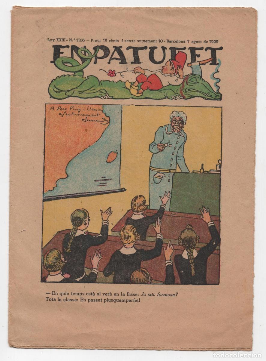 Tebeos: EN PATUFET EN CATALA NUMERO 1166 BARCELONA 7 D'AGOST DE 1926 IMAGEN DE DOS CARAS