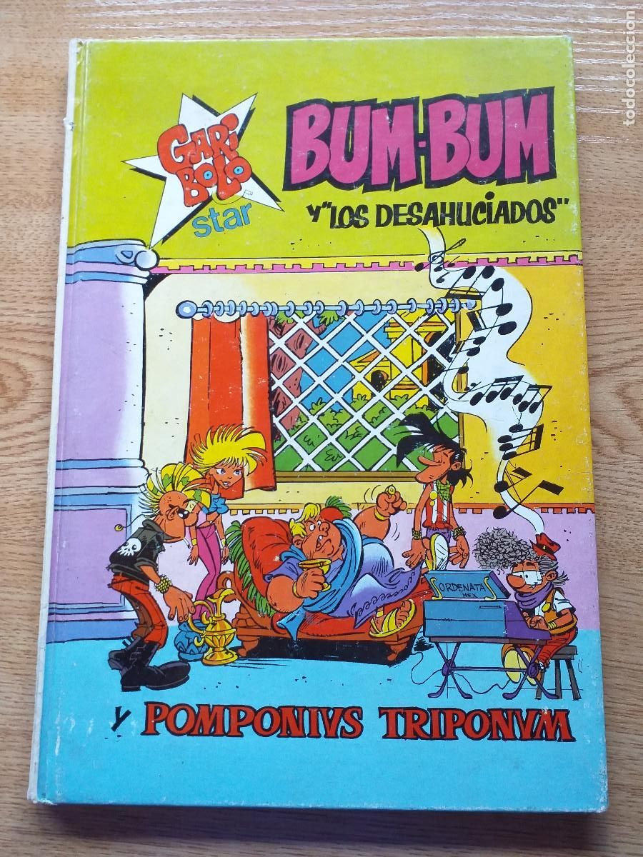 Tebeos: GARIBOLO STAR - N&ordm; 3 - BUM-BUM Y LOS DESAUCIADOS - Y POMPONIUS TRIPONUM - 1987 GIESA