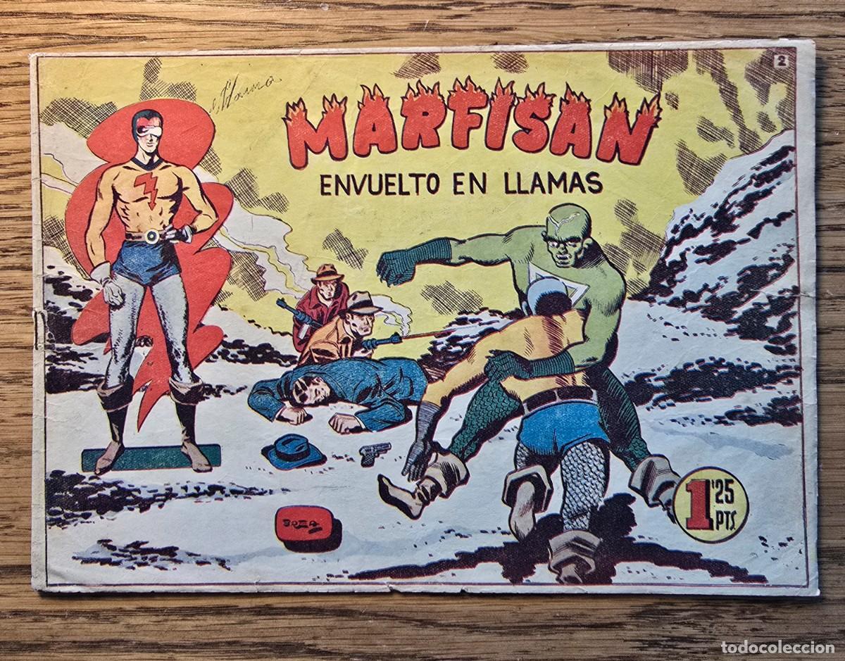 Tebeos: MARFISAN n&ordm; 2 Envuelto en llamas (Ed. Gonzalez 1952)