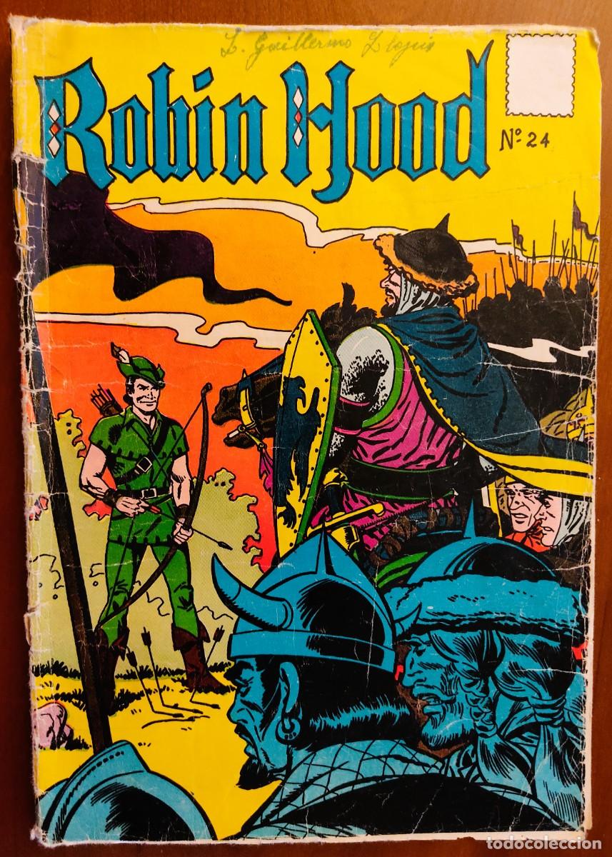 Tebeos: ROBIN HOOD N&deg; 24 - EXPORT NEWSPAPER SERVICE INC. A&Ntilde;O 1958 - EN ESPA&Ntilde;OL