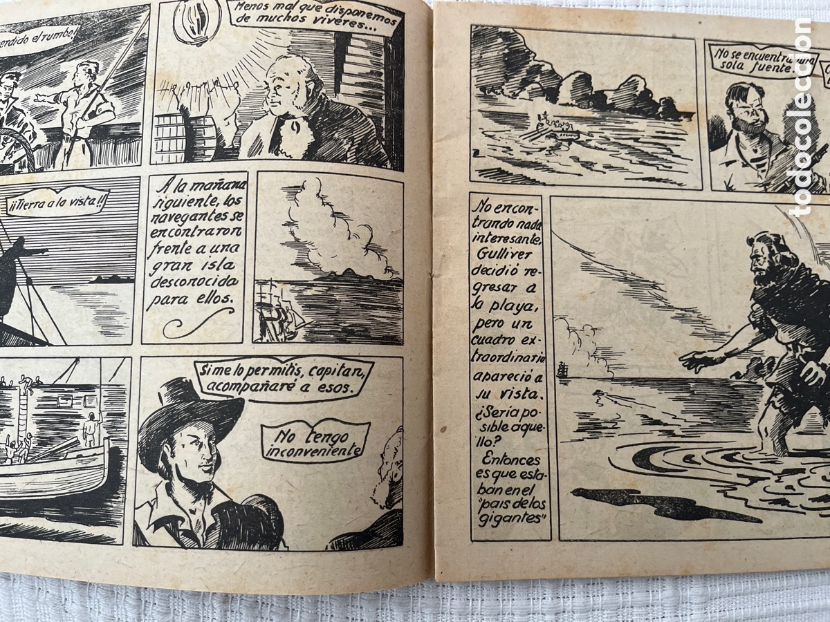 Tebeos: Cuento Gulliver en el Pais De Los Gigantes - Foto 4