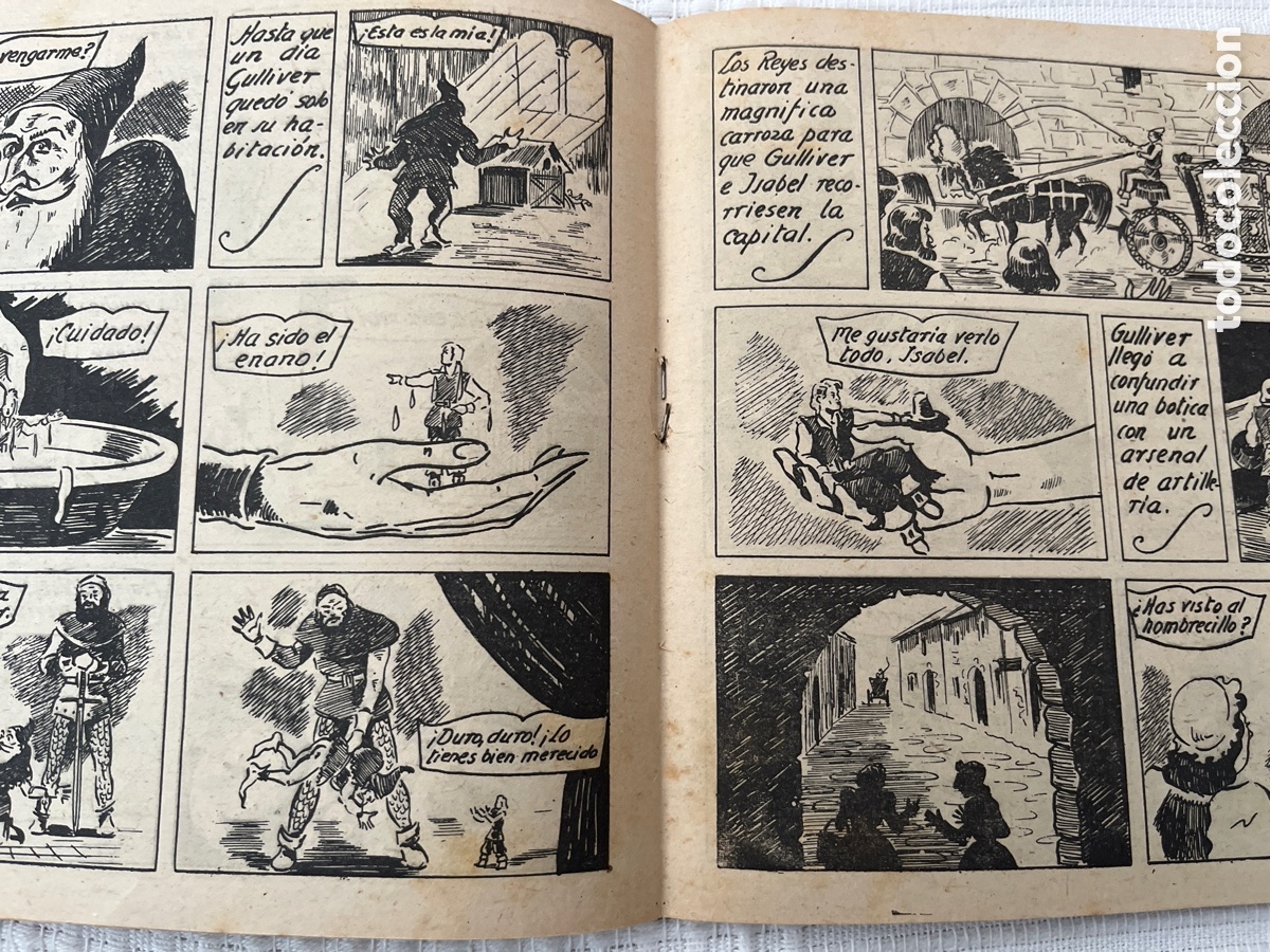 Tebeos: Cuento Gulliver en el Pais De Los Gigantes - Foto 6