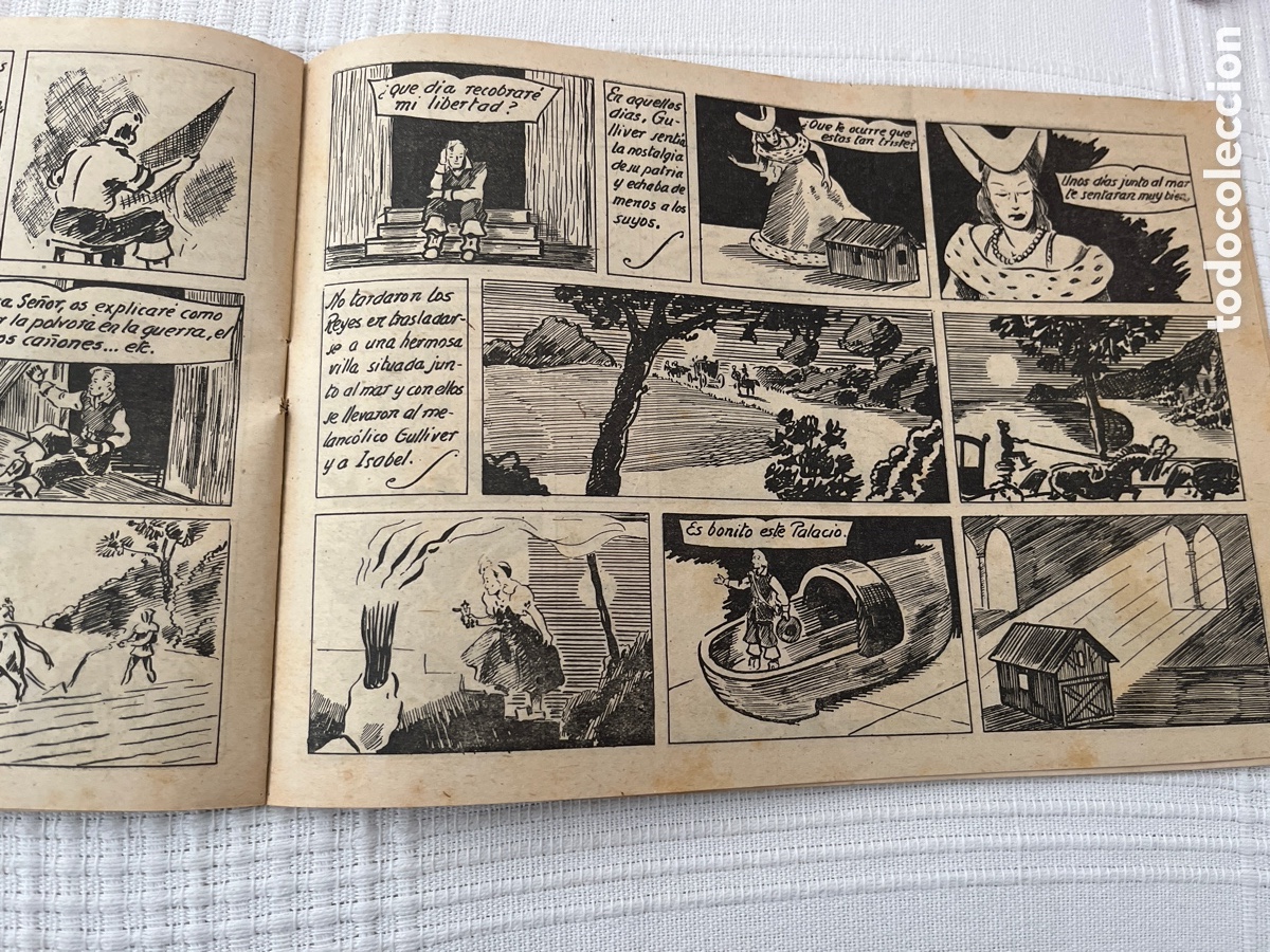 Tebeos: Cuento Gulliver en el Pais De Los Gigantes - Foto 8