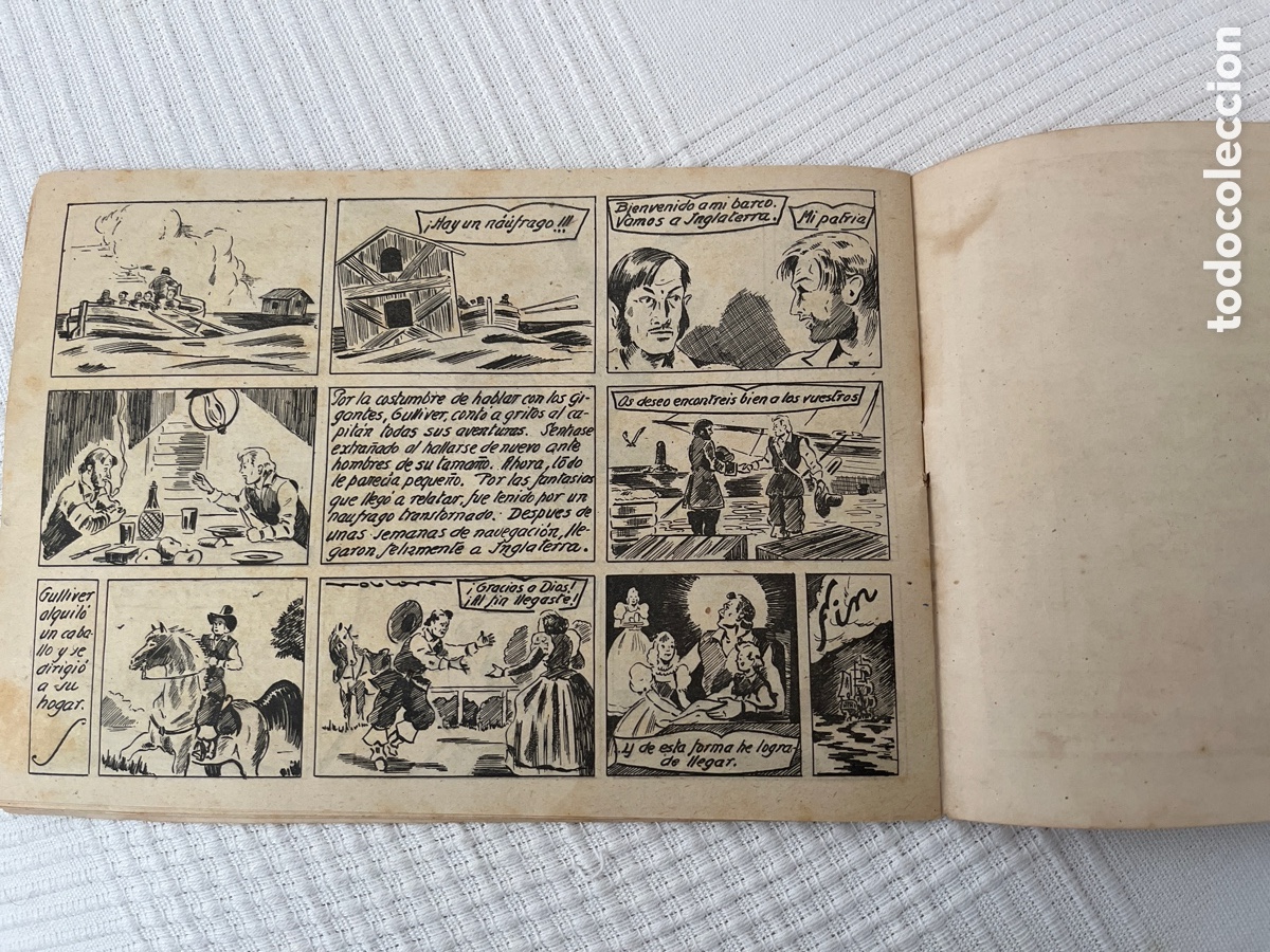 Tebeos: Cuento Gulliver en el Pais De Los Gigantes - Foto 9