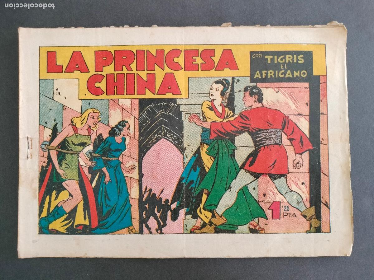 Tebeos: TIGRIS EL AFRICANO N&ordm; 3 ORIGINAL DE EPOCA EDITORIAL EDETA 1949 BUEN ESTADO MUY DIFICIL!!!
