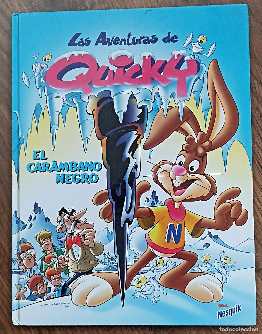 Tebeos: Las aventuras de Quixky. El car&aacute;mbano negro. Editado por Nestle en 1998. (29,5x22,5 cm) 48 p&aacute;ginas