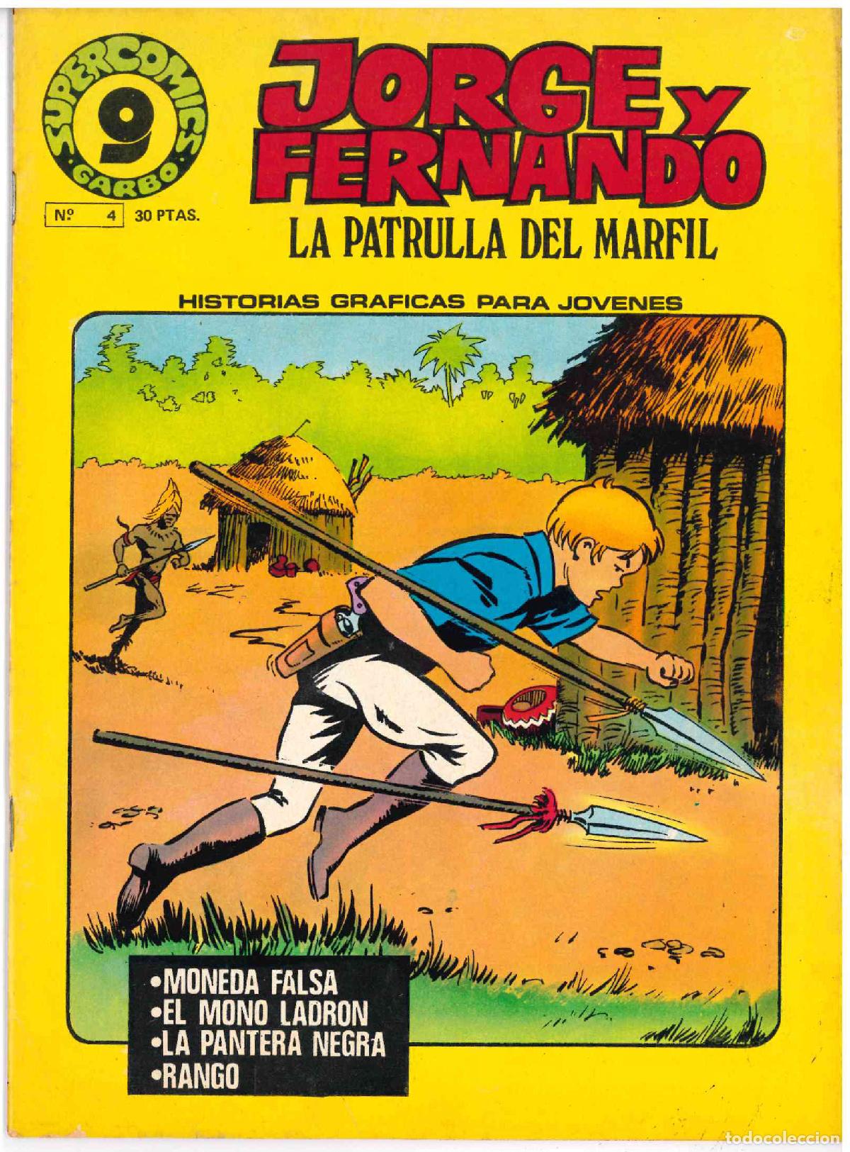 Tebeos: Supercomics Garbo. Garbo 1976. N&ordm; 4. Jorge y Fernando