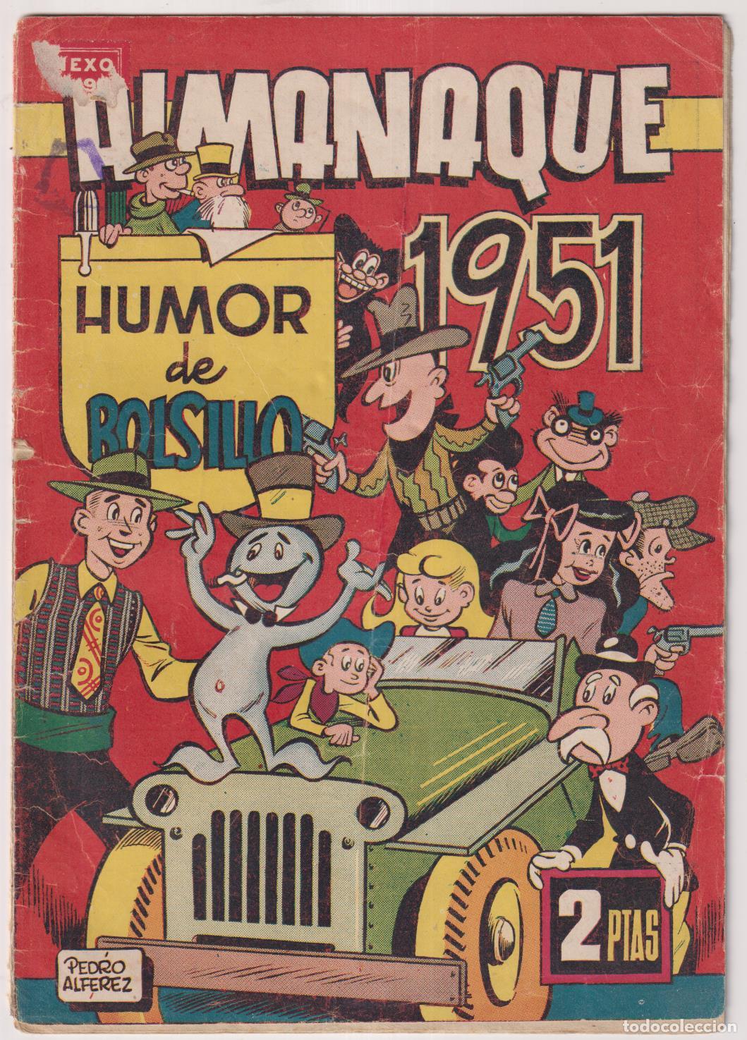 Tebeos: Almanaque Humor de Bolsillo 1951. Hispano Americana