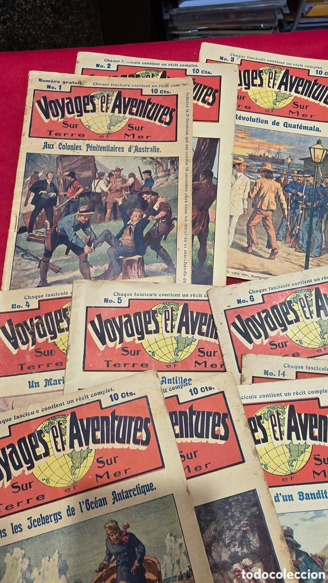 Tebeos: COMIC &rdquo;VOYAGES ET AVENTURES SUR TERRE ET SUR MER&rdquo;