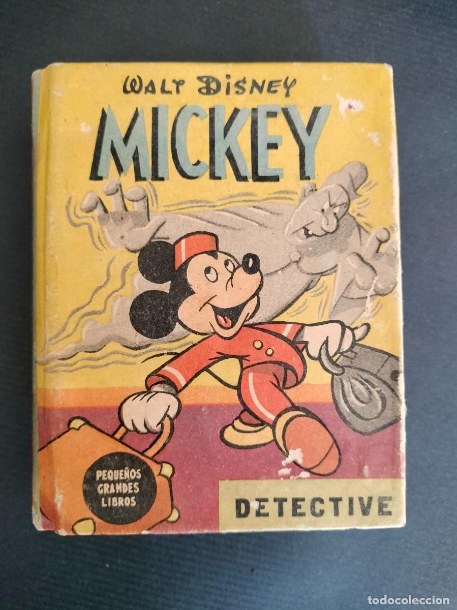 Tebeos: PEQUE&Ntilde;OS GRANDES LIBROS MICKEY DETECTIVE EDITORIAL ABRIL BUENOS AIRES A&Ntilde;OS 40 MUY DIFICIL!!!