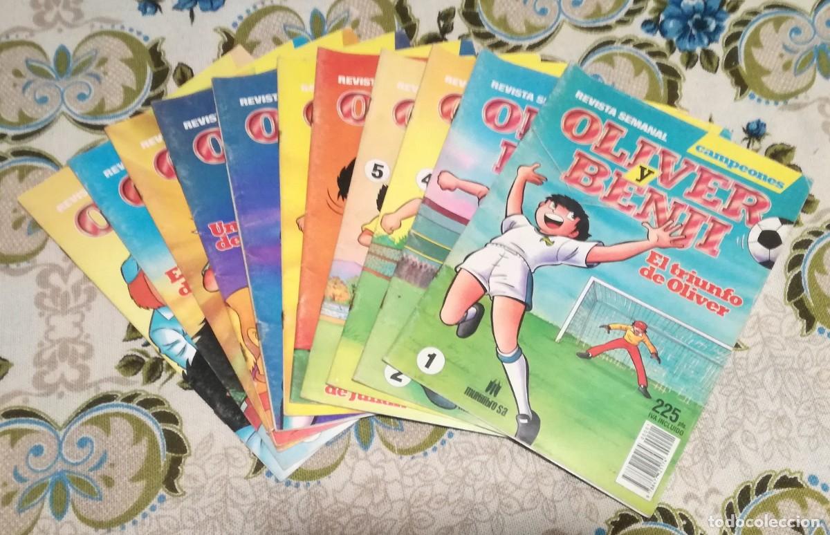 Tebeos: Comic Oliver y Benji (Campeones): Lote de 11 numeros - Multilibro S.A.