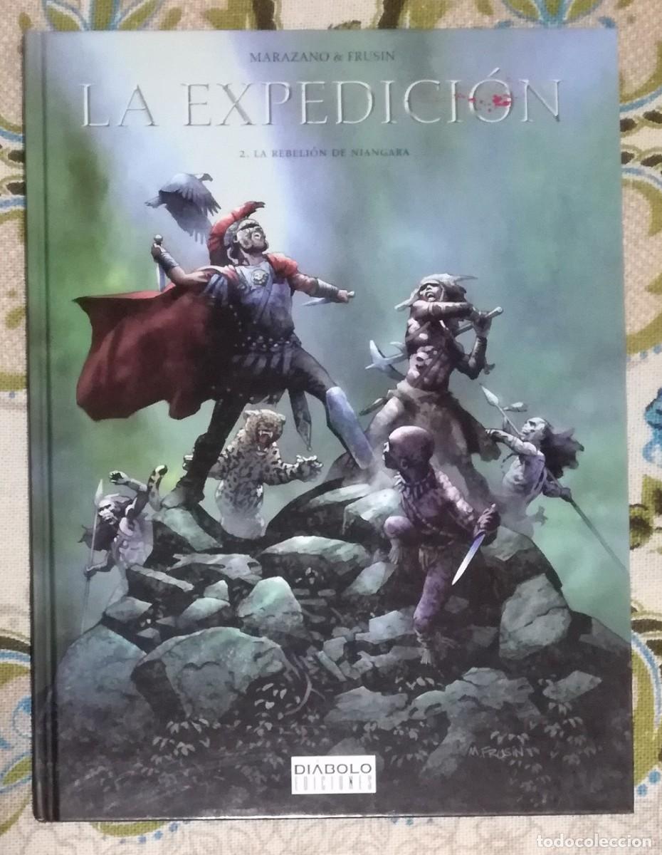 Tebeos: Comic La expedicion 2: La rebelion de Niangara - Marazano & Frusin; Diabolo Ediciones, tapa dura