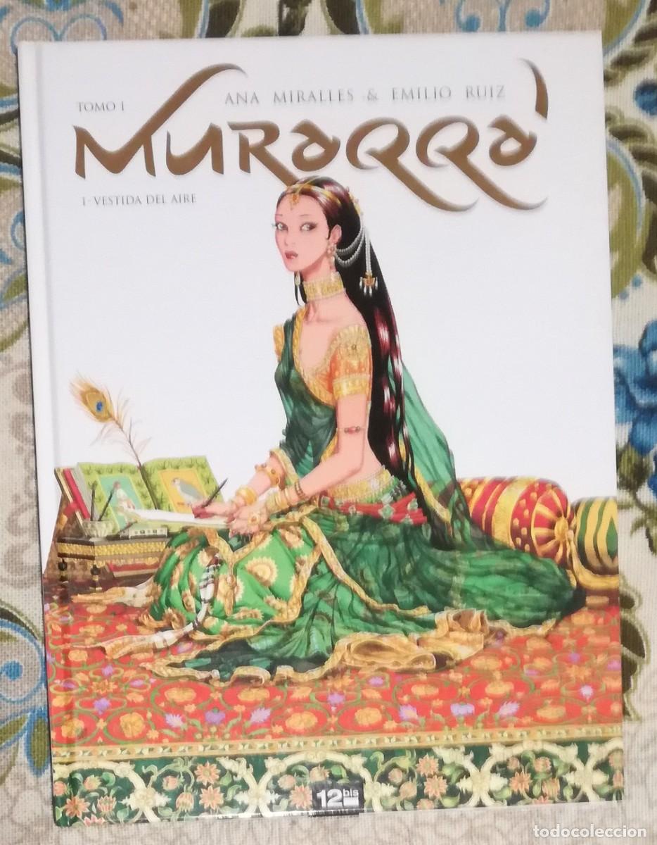 Tebeos: Comic Muraqqa, Tomo 1: Vestida del aire - Ana Miralles & Emilio Cruz, Ed. 12 bis, tapa dura