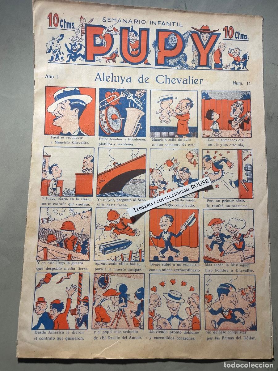 Tebeos: PUPY SEMANARIO INFANTIL- A&Ntilde;O I N&ordm; 11 ADMINISTRACION C. BARBER&Aacute; 14 BARCELONA SOCIEDAD GENERAL ESPA&Ntilde;O