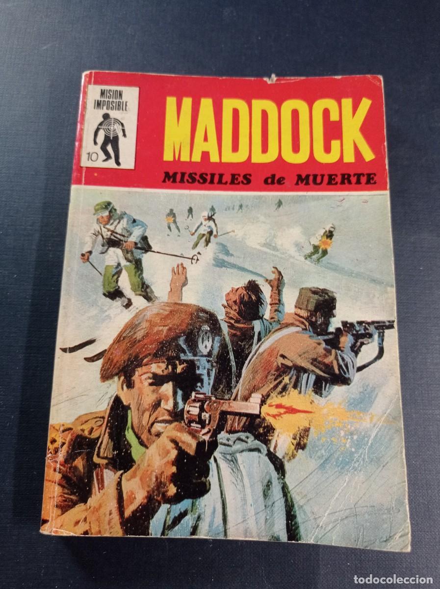 Tebeos: MADDOCK: MISILES DE MUERTE. MISI&Oacute;N IMPOSIBLE N&ordm; 10. EUREDIT, 1971. Maddock's Marauders. VER +++