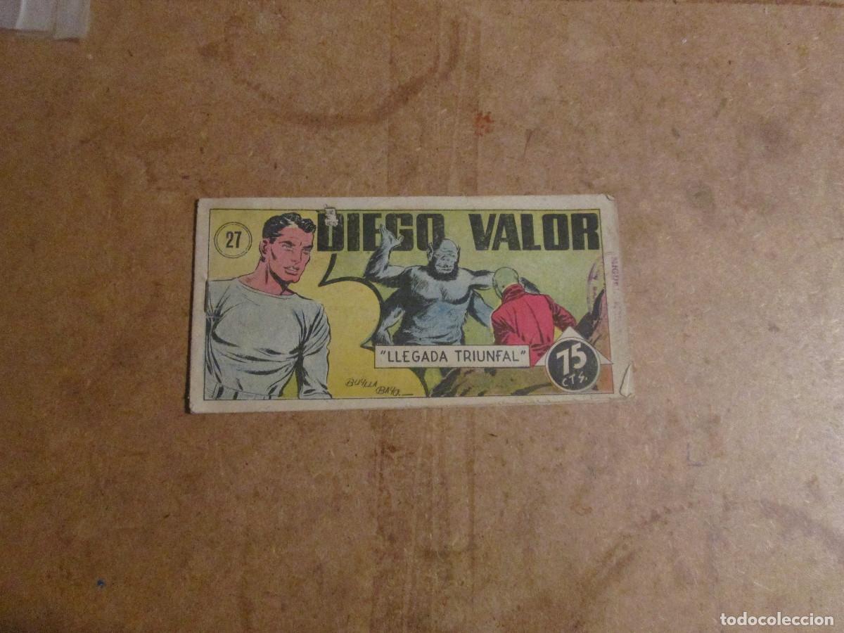 Tebeos: Diego Valor n&ordm; 27, original editorial Cid 1954