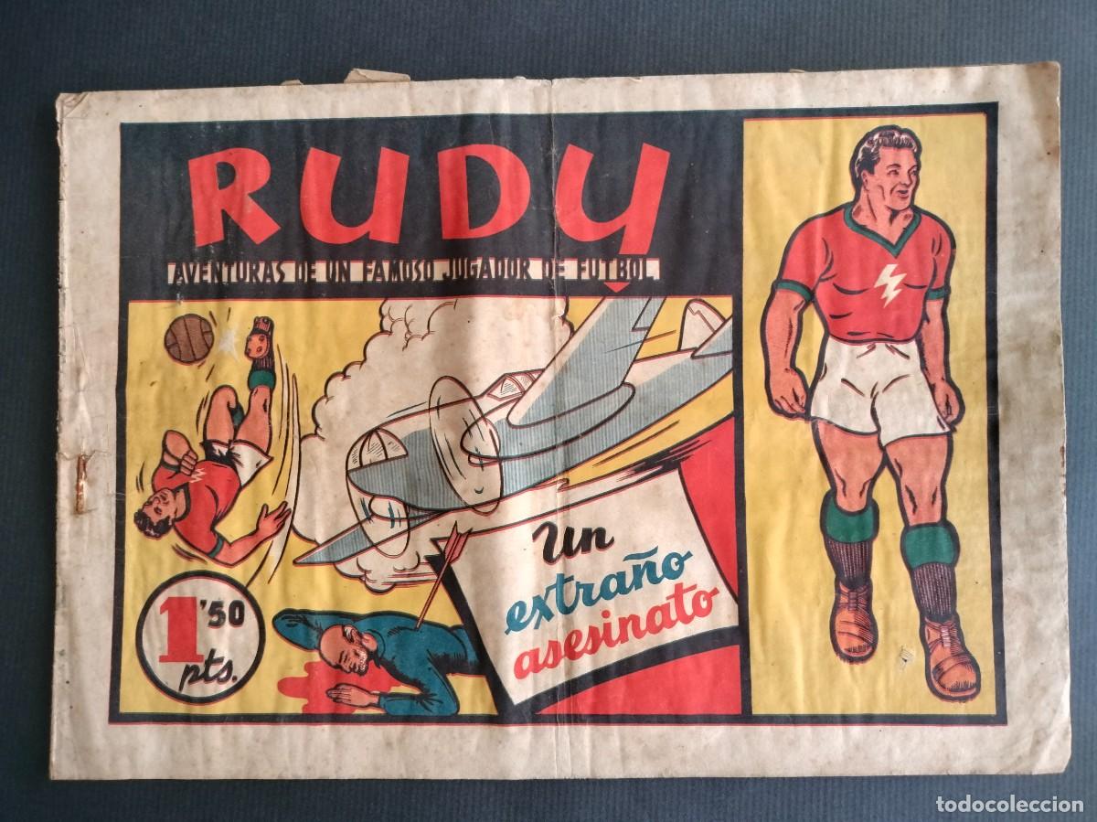 Tebeos: RUDY N&ordm; 2 - UN EXTRA&Ntilde;O ASESINATO - ORIGINAL EDITORIAL COOPERATIVA 1946 MUY DIFICIL!!