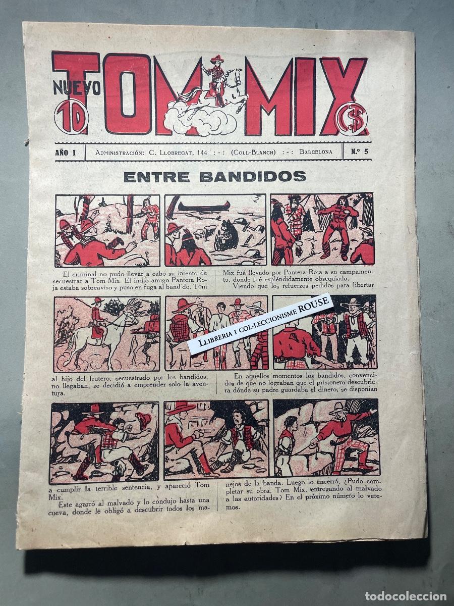 Tebeos: NUEVO TOM MIX - A&Ntilde;O I N&ordm; 5 - 10 CTS. ADMINISTRACI&Oacute;N C. LLOBREGAT 144 (COLL-BLANCH) BARCELONA 1932