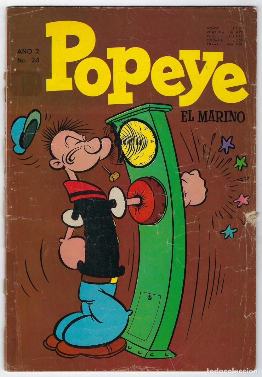 Tebeos: POPEYE EL MARINO EN: LA BRUJA MALIGNA - A&Ntilde;O 2 N&ordm; 24 *** CAMBRIDGE PUBLISHING*** COLOMBIA